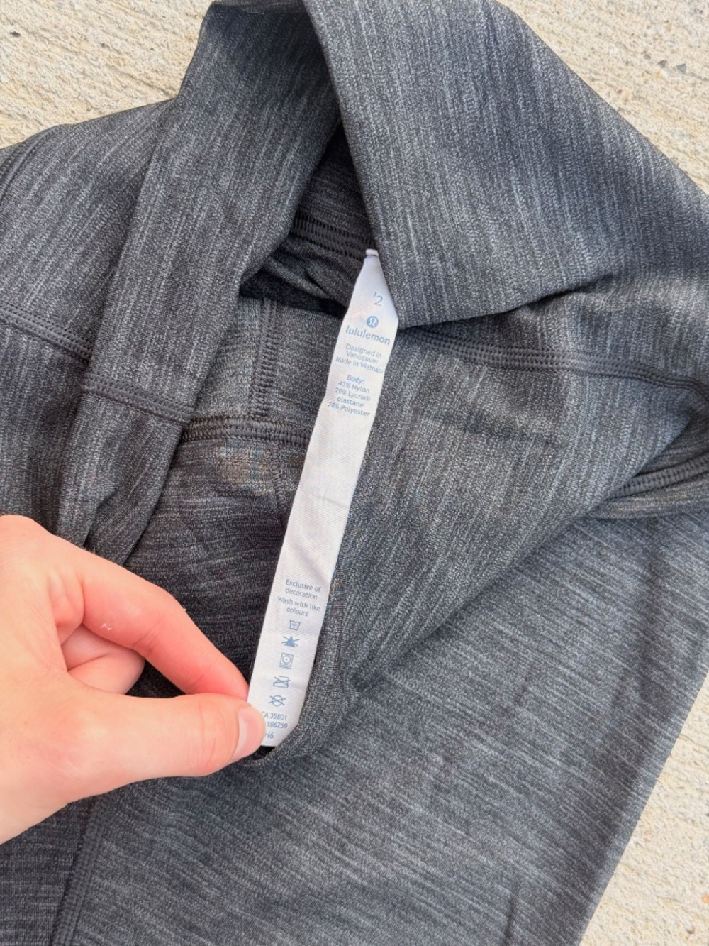 Heather Gray Lululemon Leggings View 4